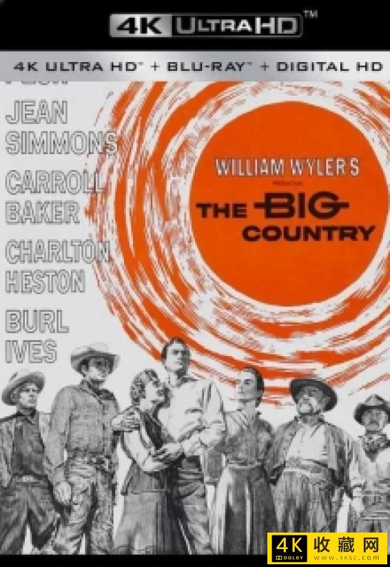 锦绣大地4K The Big Country 1958 2160p电影