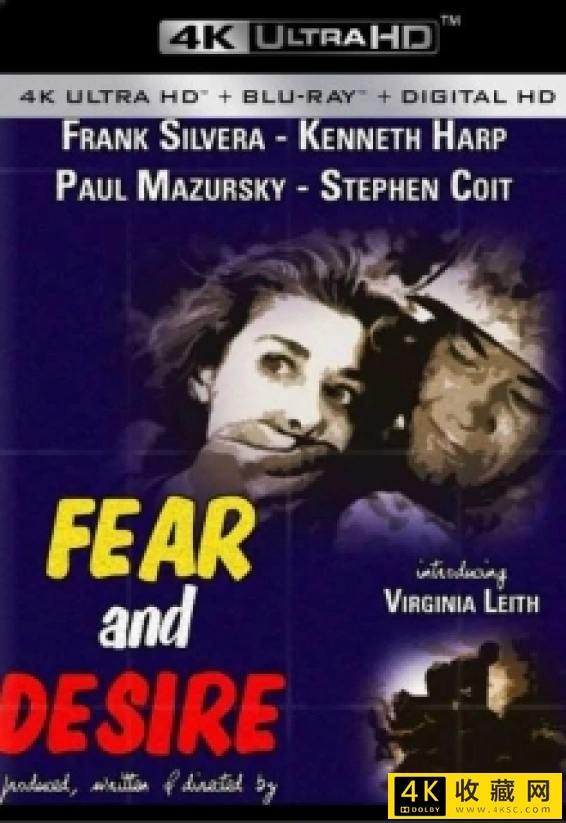 恐惧与欲望4k.Fear.and.Desire.1952.2160p.UHD.Blu-ray.DoVi.HDR10.HEVC.DTS-HD.MA 2.0-4k蓝光原盘电影