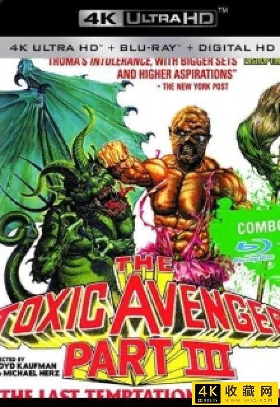 毒魔复仇3：毒魔最后的诱惑 4k.The.Toxic.Avenger.Part.III.The.Last.Temptation.of.Toxie.1989.2160p.UHD.Blu-ray.HEVC.DTS-HD.MA.2.0-4k杜比视界蓝光原盘电影